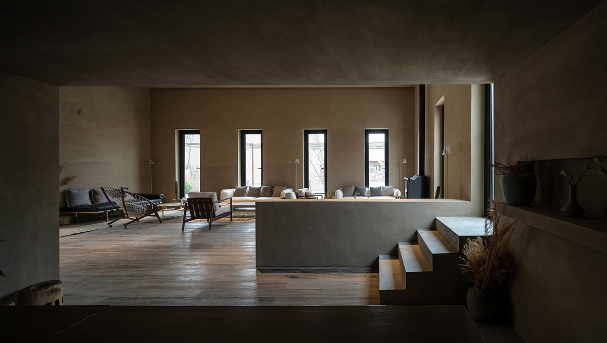 DAS Lab completes Lost Villa Boutique Hotel with earth-toned colours and smooth details in Ningxia