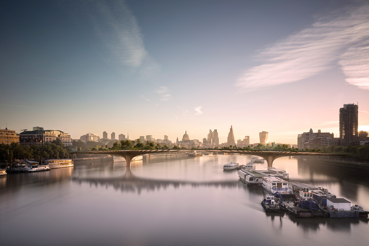 London’s Garden Bridge officially closed!