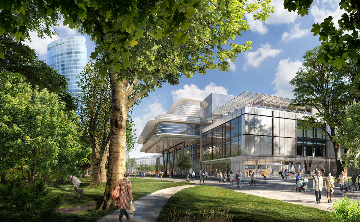 Foster + Partners breaks ground on the expansion of Bilbao Fine Arts Museum in Spain