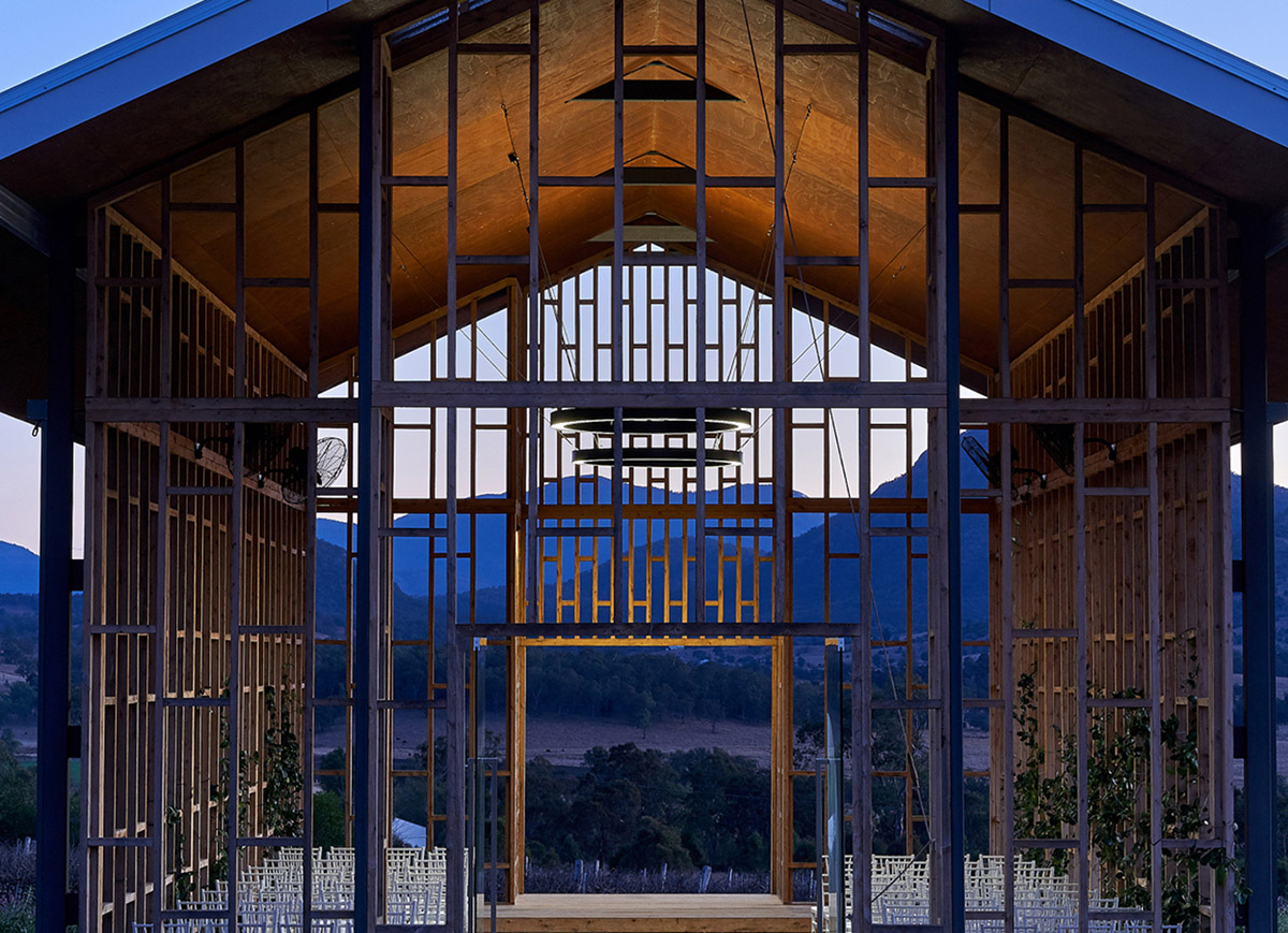 Wilson Architects built small wooden 