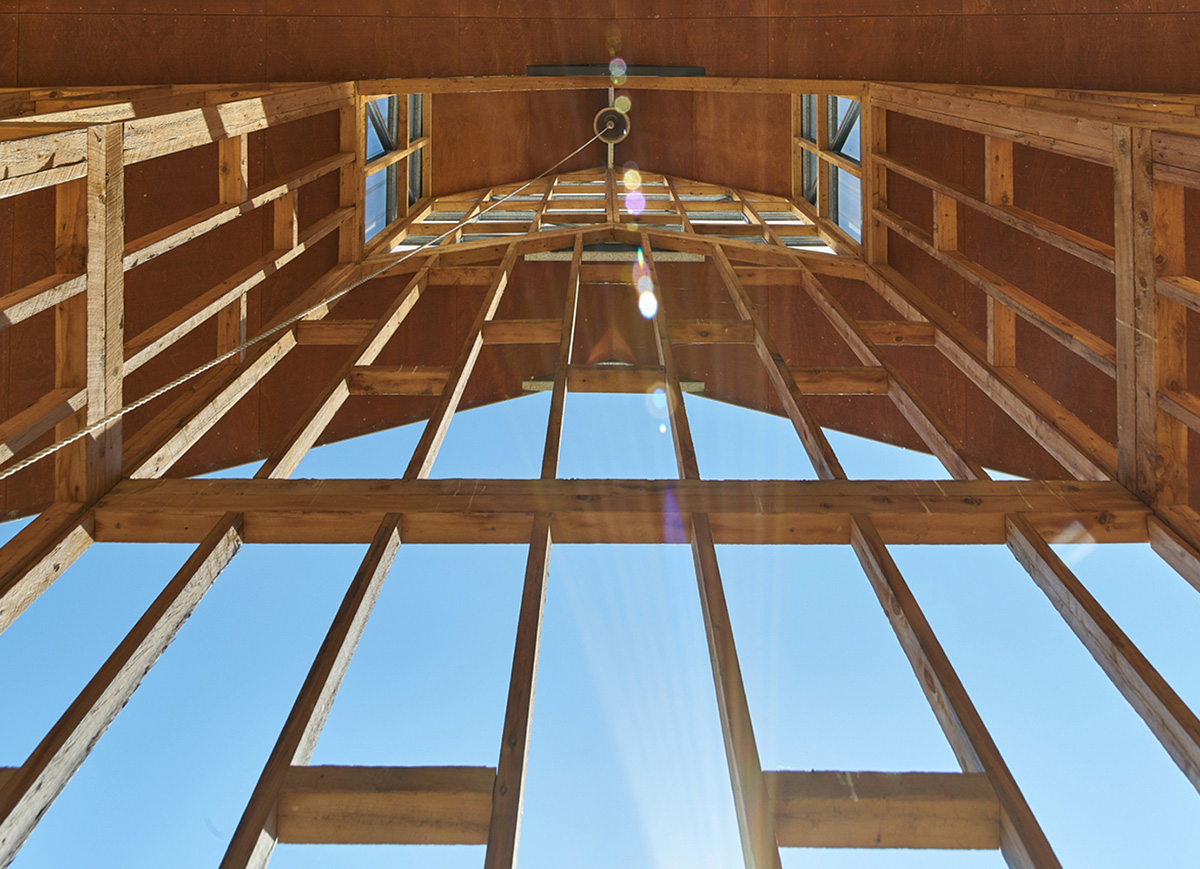 Wilson Architects built small wooden 