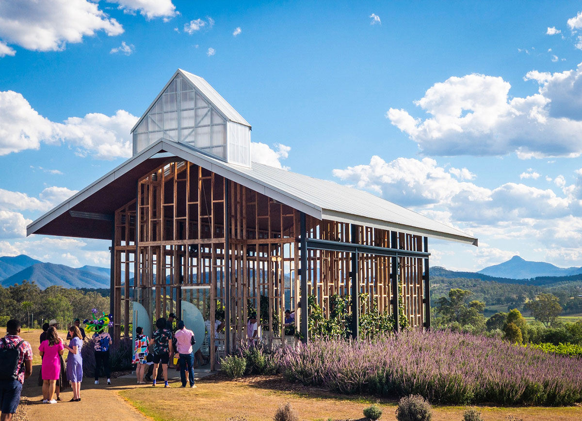 Wilson Architects built small wooden 