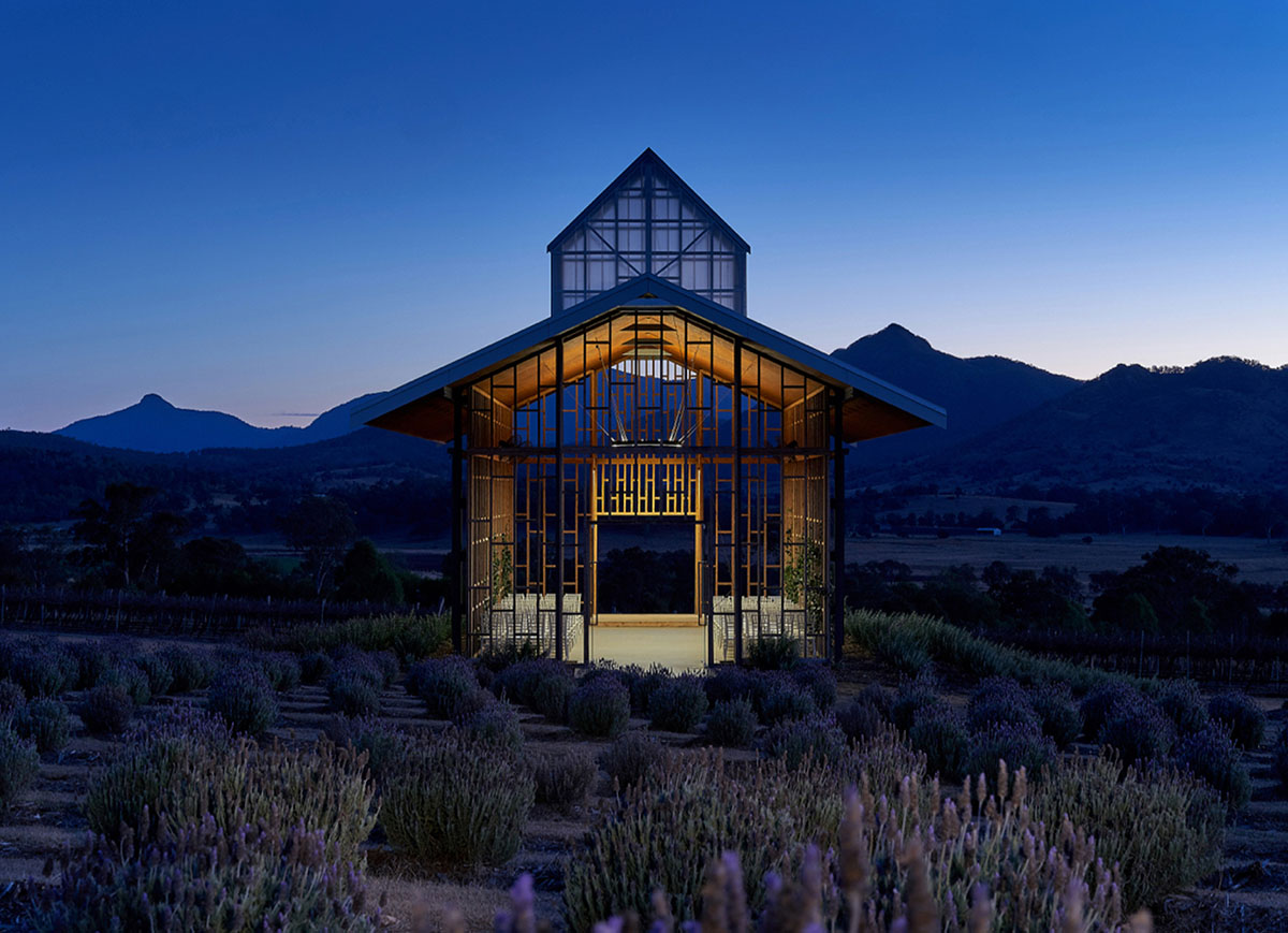 Wilson Architects built small wooden 