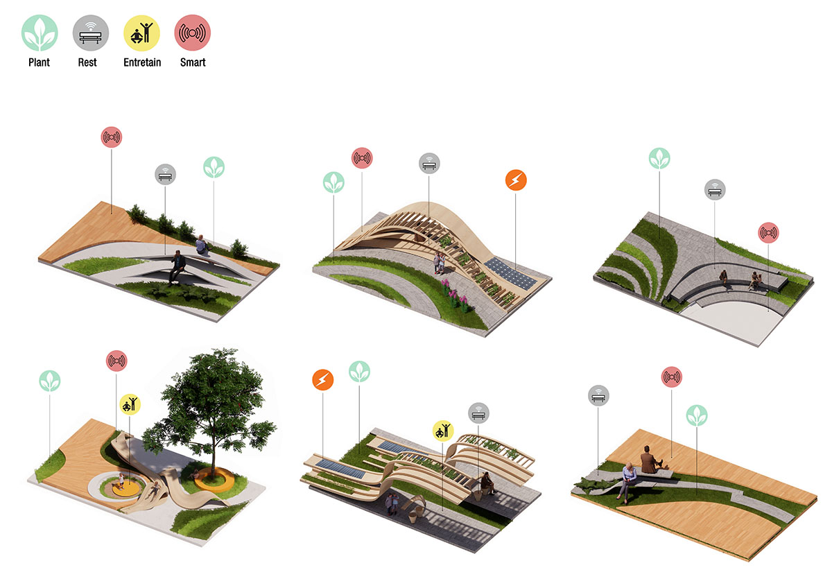 Reparametrize Studio re-generates smart outdoor urban spaces for extreme climates in Abu Dhabi