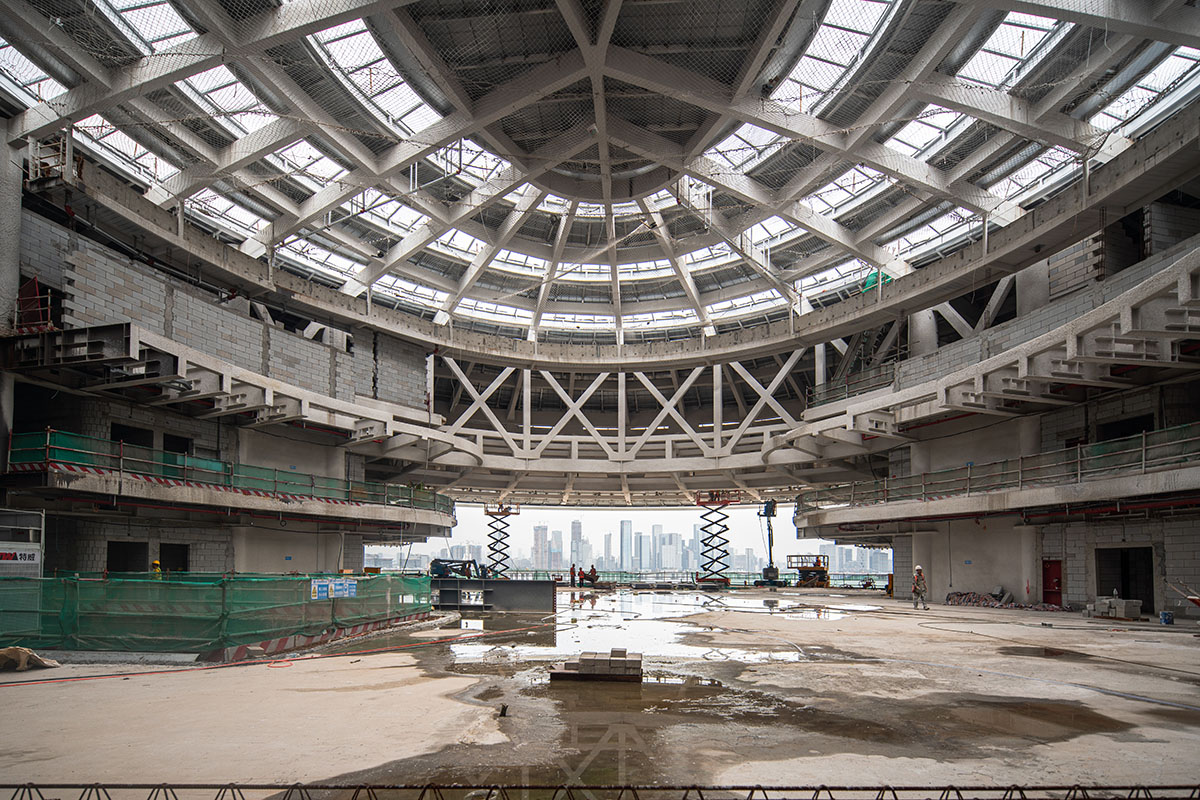 MAD reveals design and construction update for Tencent's new Shenzhen Headquarters