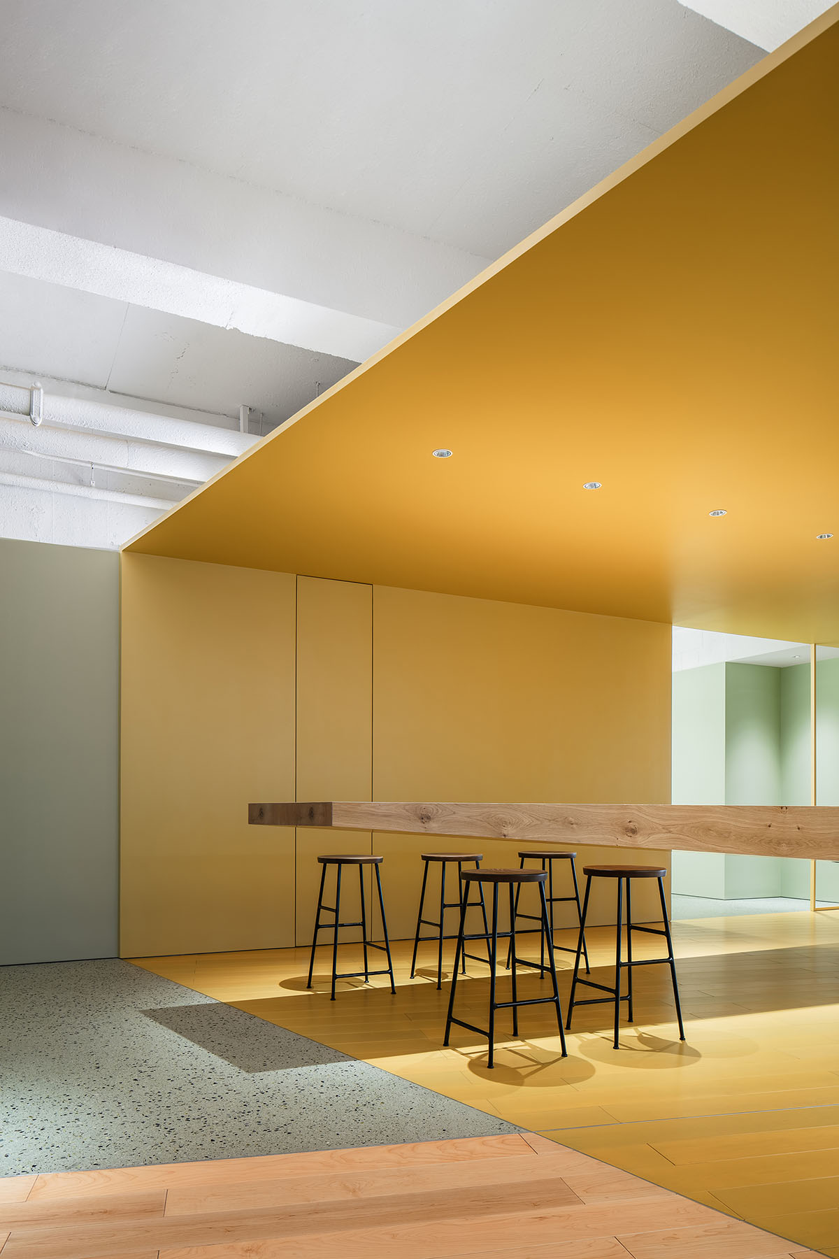 ECCO Xi'an Office by HONG Designworks is a space infused with natural rhythm