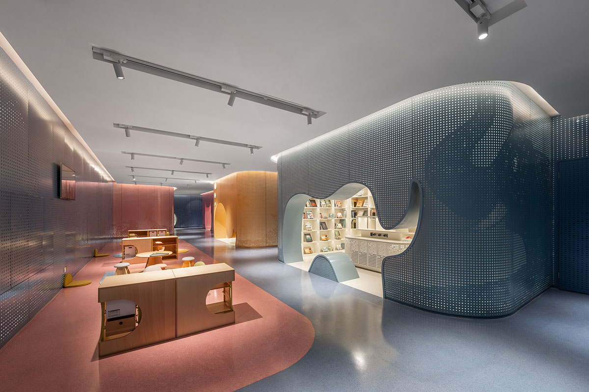 Wutopia Lab creates fairytale-like interiors for a bookstore in Jiangsu, China