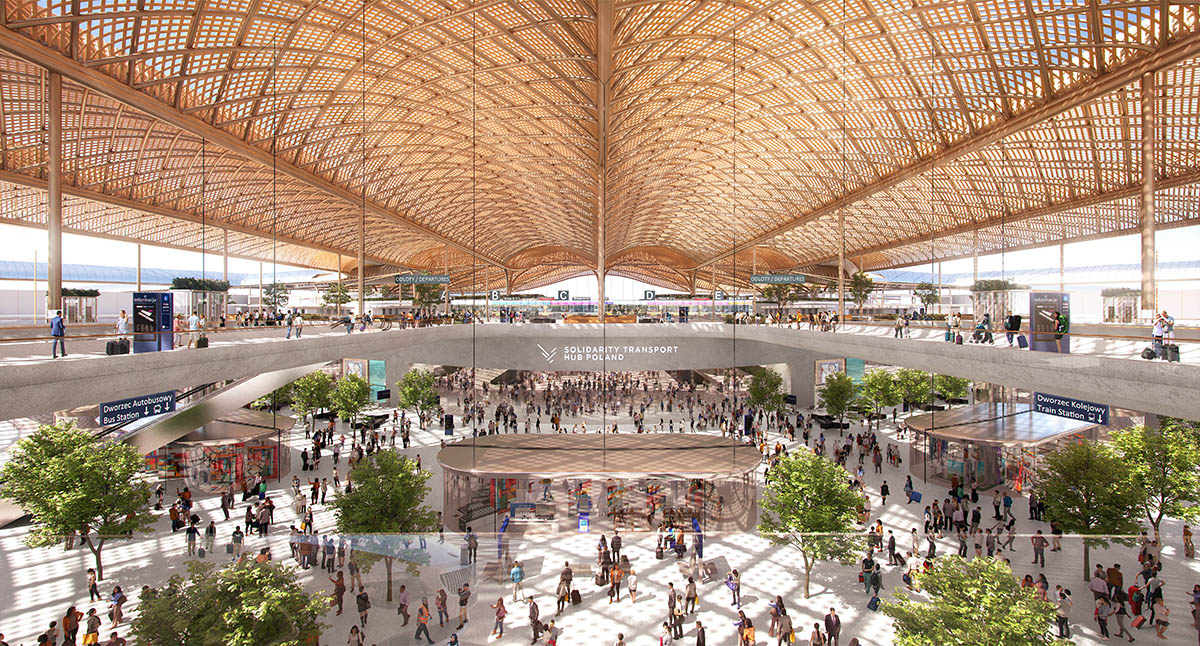 Foster + Partners zaprojektuje nowe lotnisko CPK 