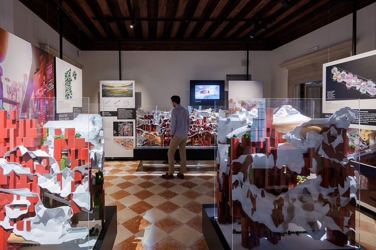 Neom presents designs behind The Line mega project at Venice Architecture Biennale 