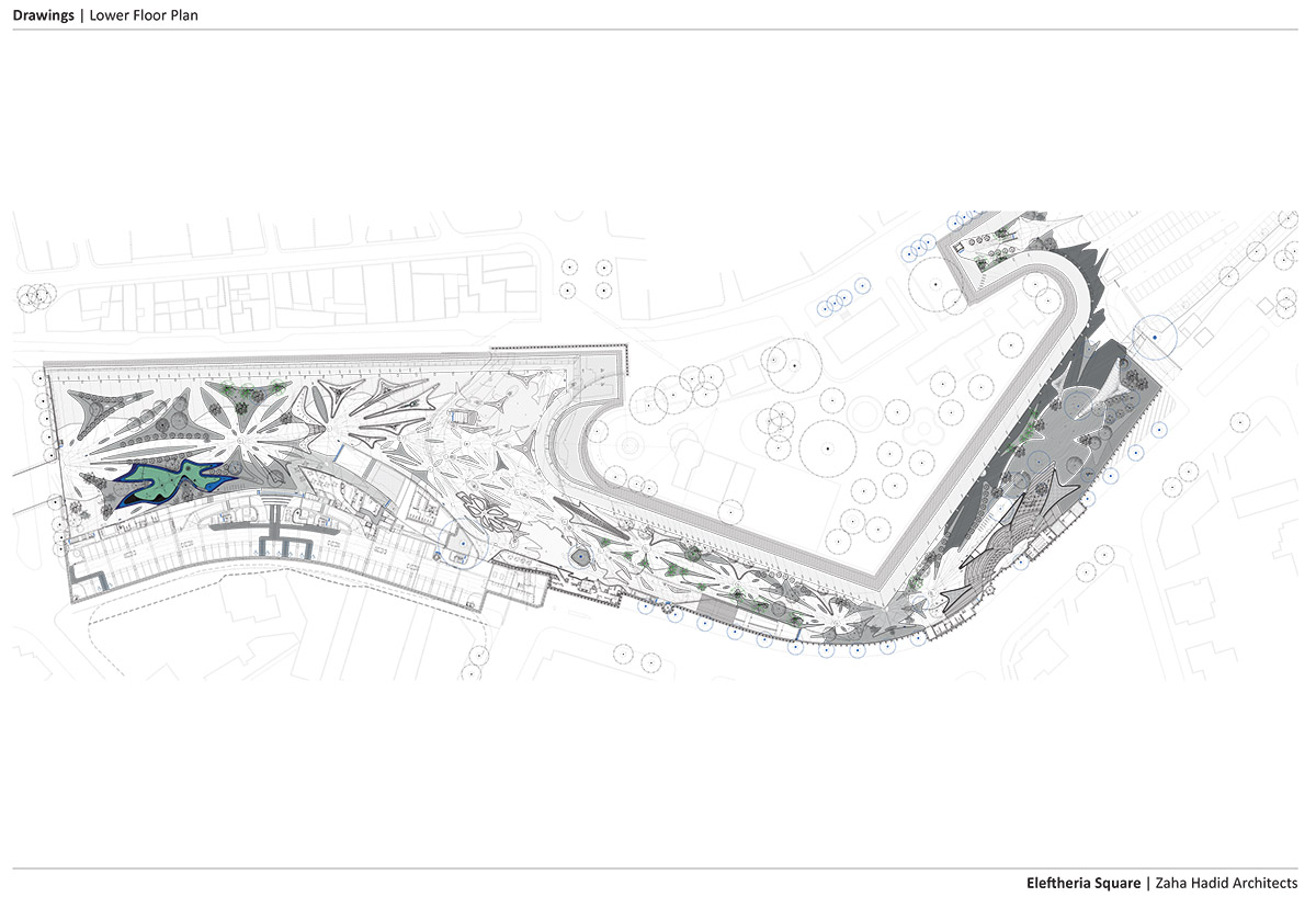 Zaha Hadid Architects designs urban park informed by fluid geometries opening the city's dry moat