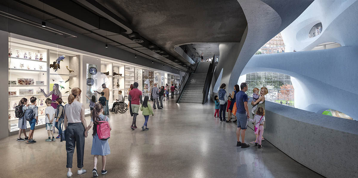 Studio Gang's Gilder Center at AMNH is set to be opened to the public on 17 February 2023