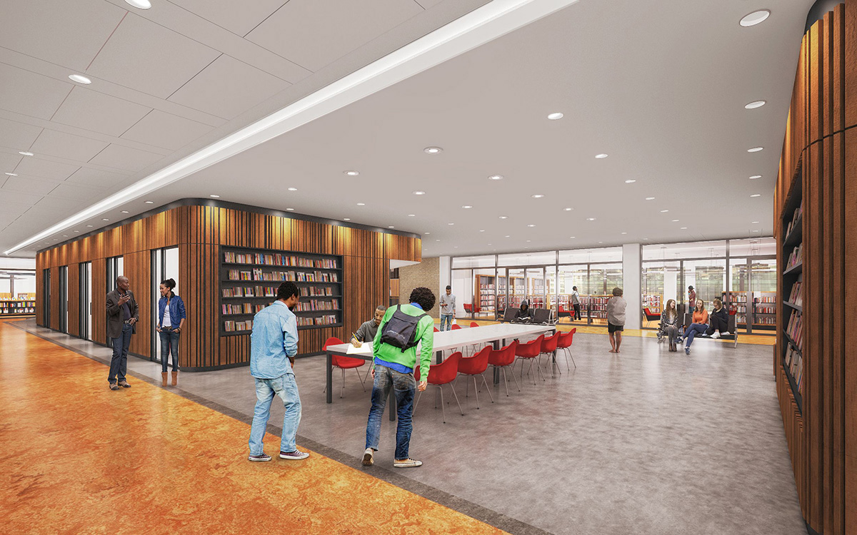 Mecanoo offers fly-through preview of Martin Luther King Jr. Memorial Library in Washington DC