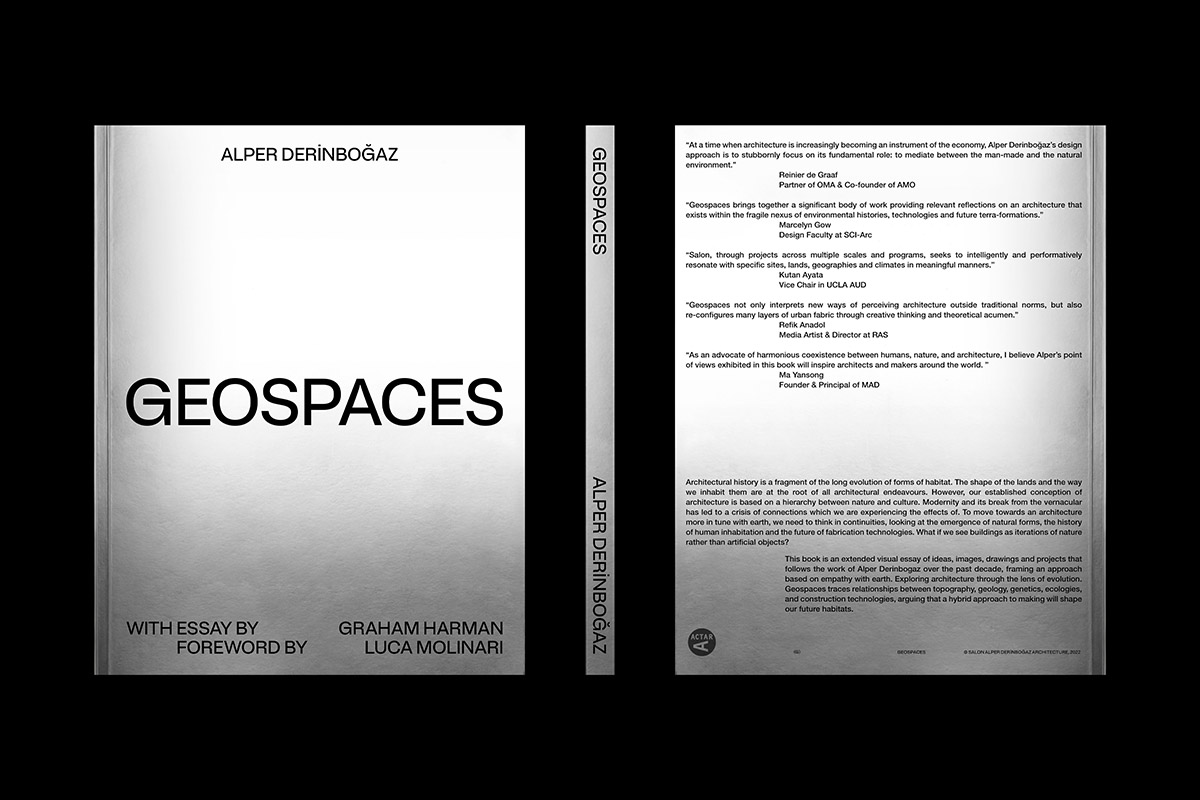 Salon Alper Derinbogaz releases book, Geospaces, exploring the idea of 