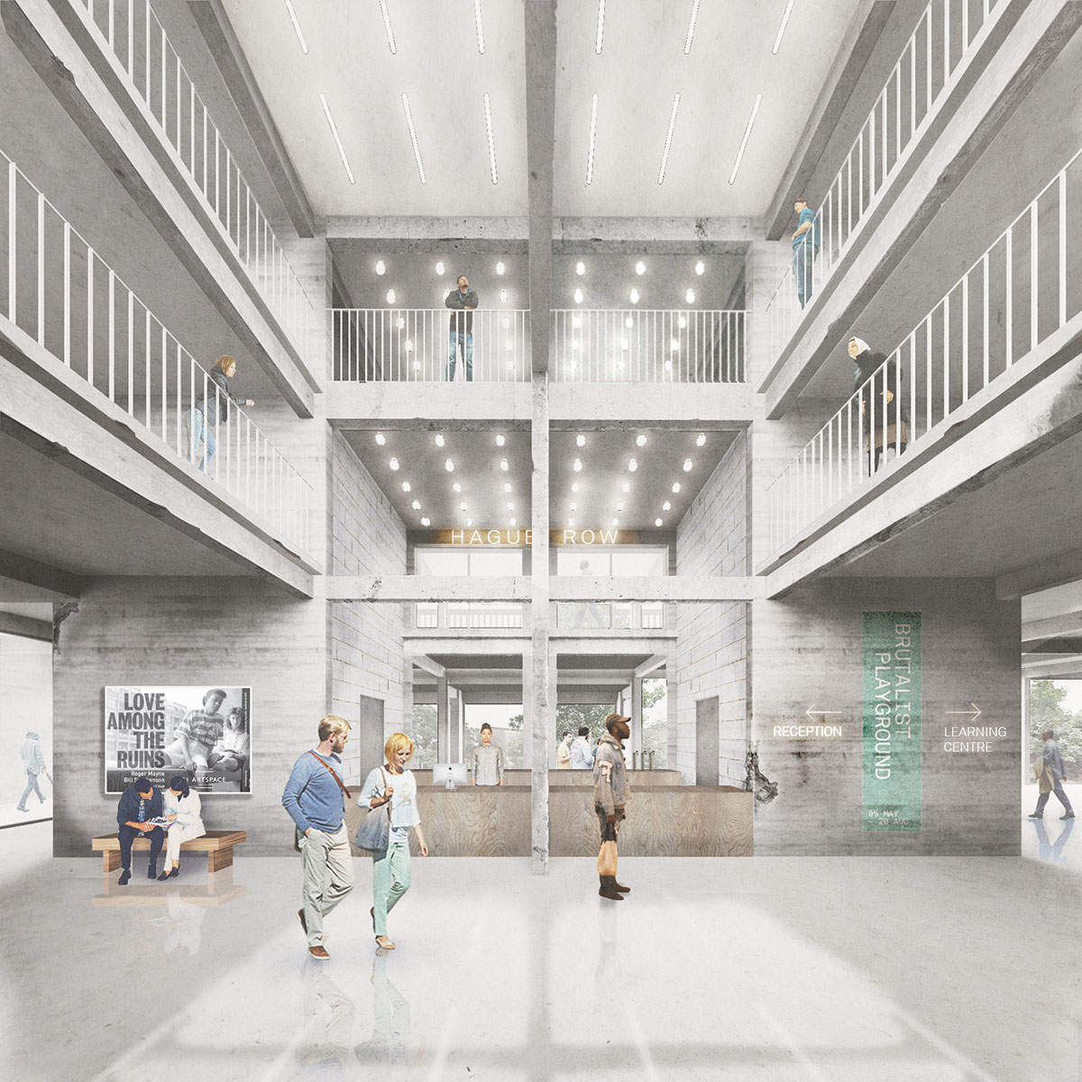Carmody Groarke's plans approved for Park Hill Art Space in Sheffield