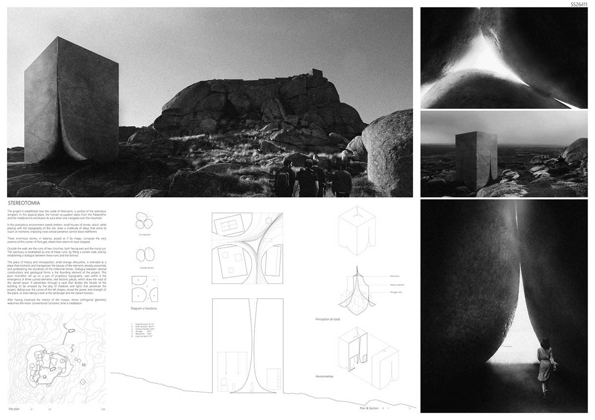 ARKxSITE announced competition winners for Site Sanctuary, Portugal