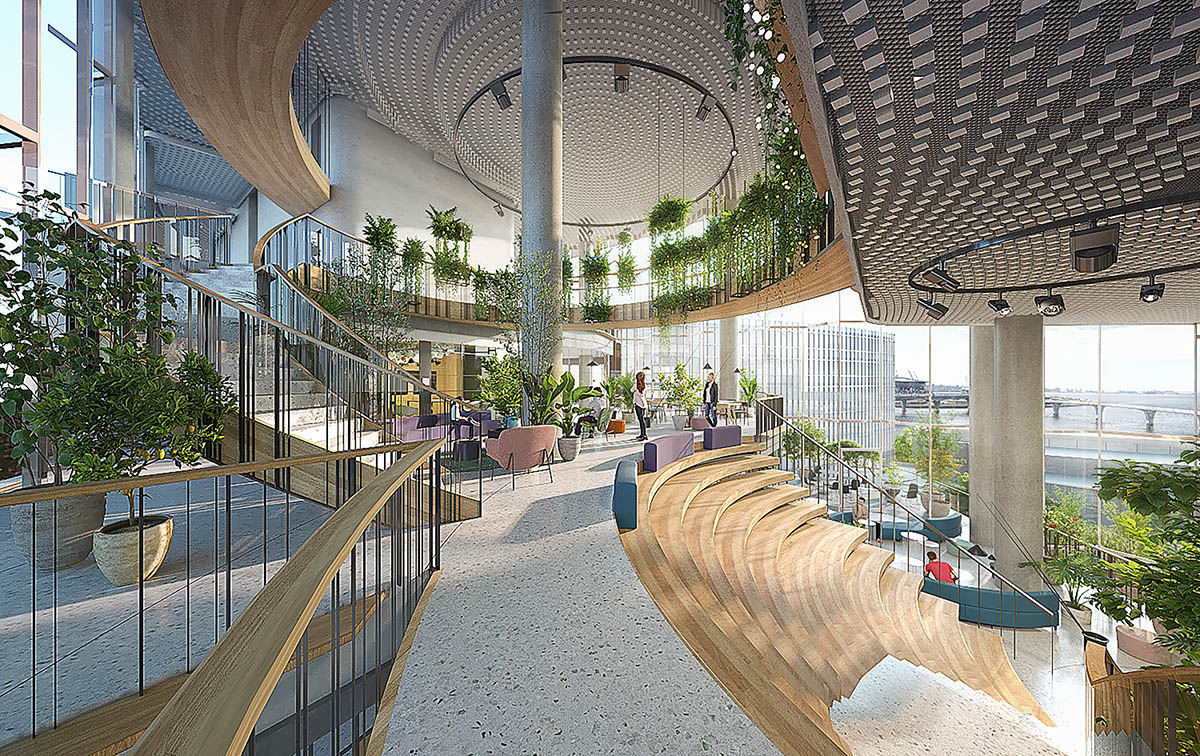 UNStudio-designed JetBrains office campus focuses on comfort and wellbeing in St. Petersburg