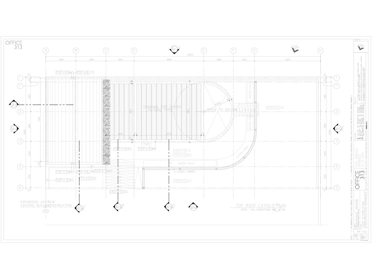 Office 313 designs entertainment house with interplay of arches in Kuwait