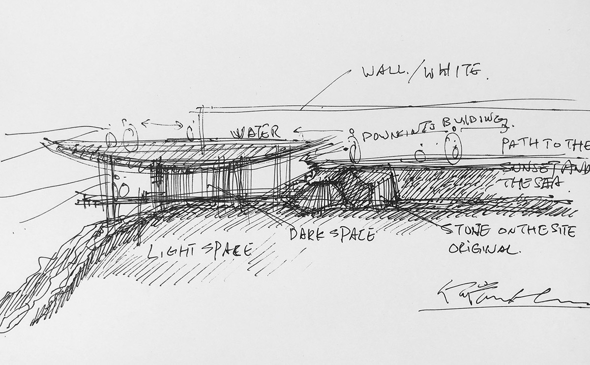 3andwich Design / He Wei Studio built circular library featuring a rooftop pool in China