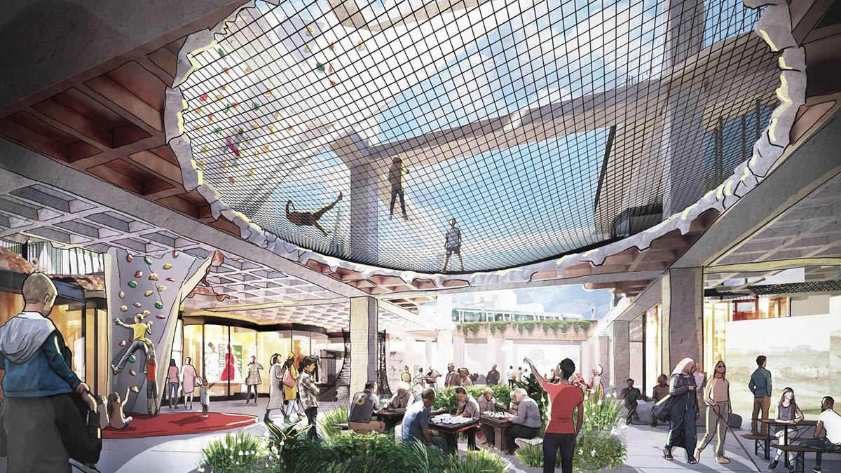 Heatherwick Studio uses ruins of partly demolished shopping centre to bring new vision to Nottingham