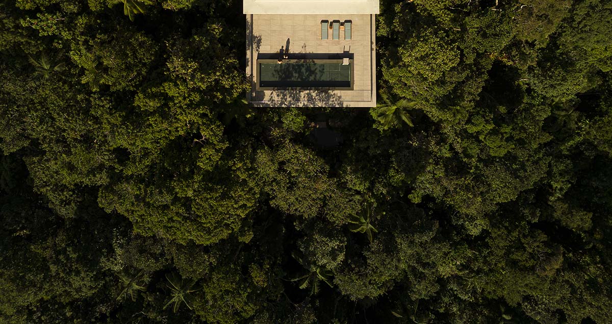 Canopy House by Studio MK27 barely touches the ground amidst Brazilian tropical forest