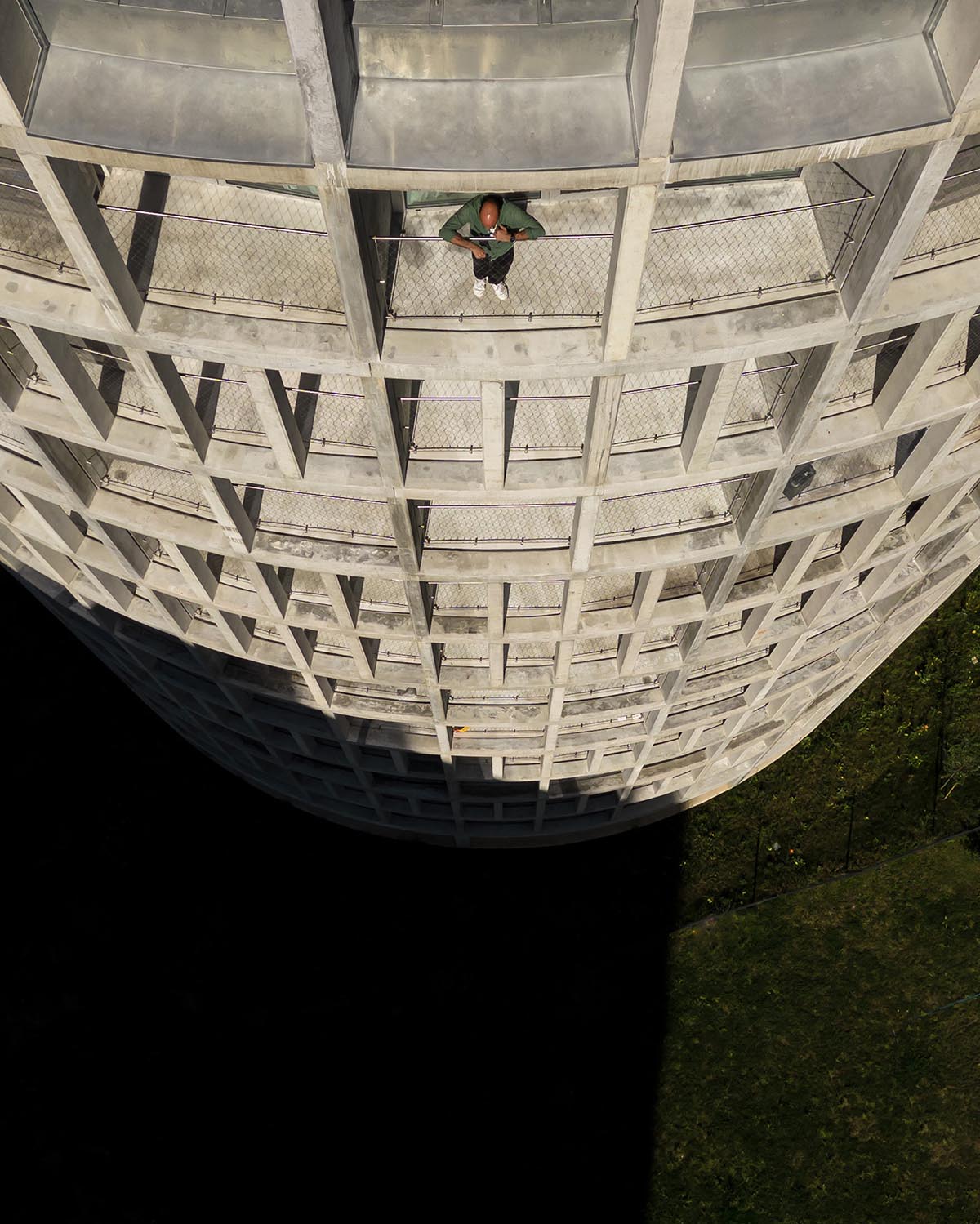 OODA completes cylindrical student housing with colonnaded skin in Porto, Portugal