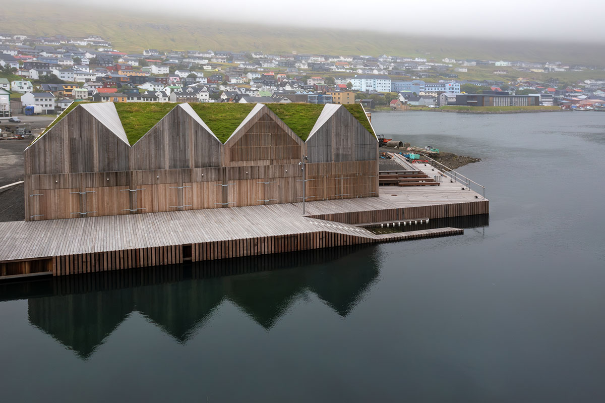 Klaksvik Row Club by Henning Larsen pays homage to Faroe Islands' traditional architecture