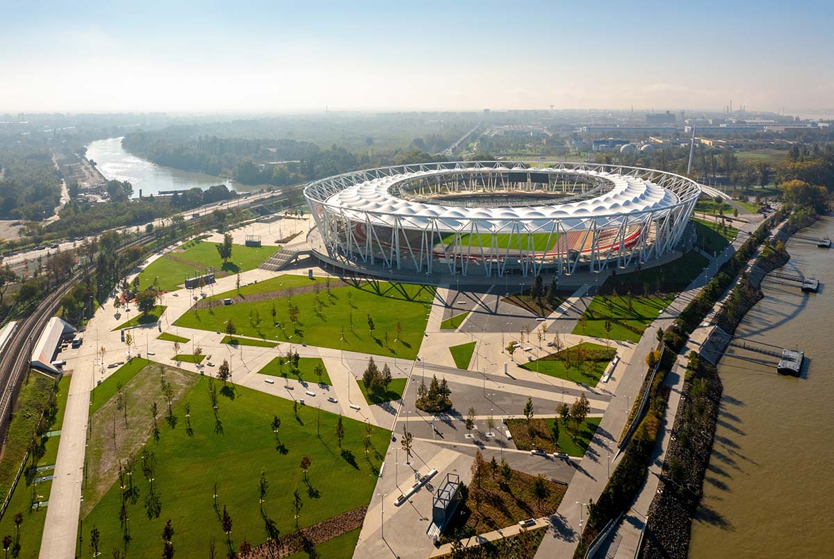 Napur Architect completes sustainable National Athletics Centre in Budapest