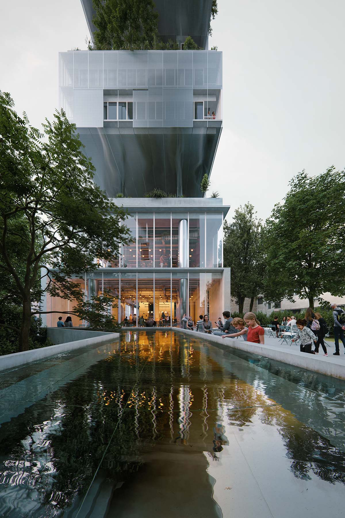 OODA unveils Ndarja, a pair of fragmented towers in the center of Tirana