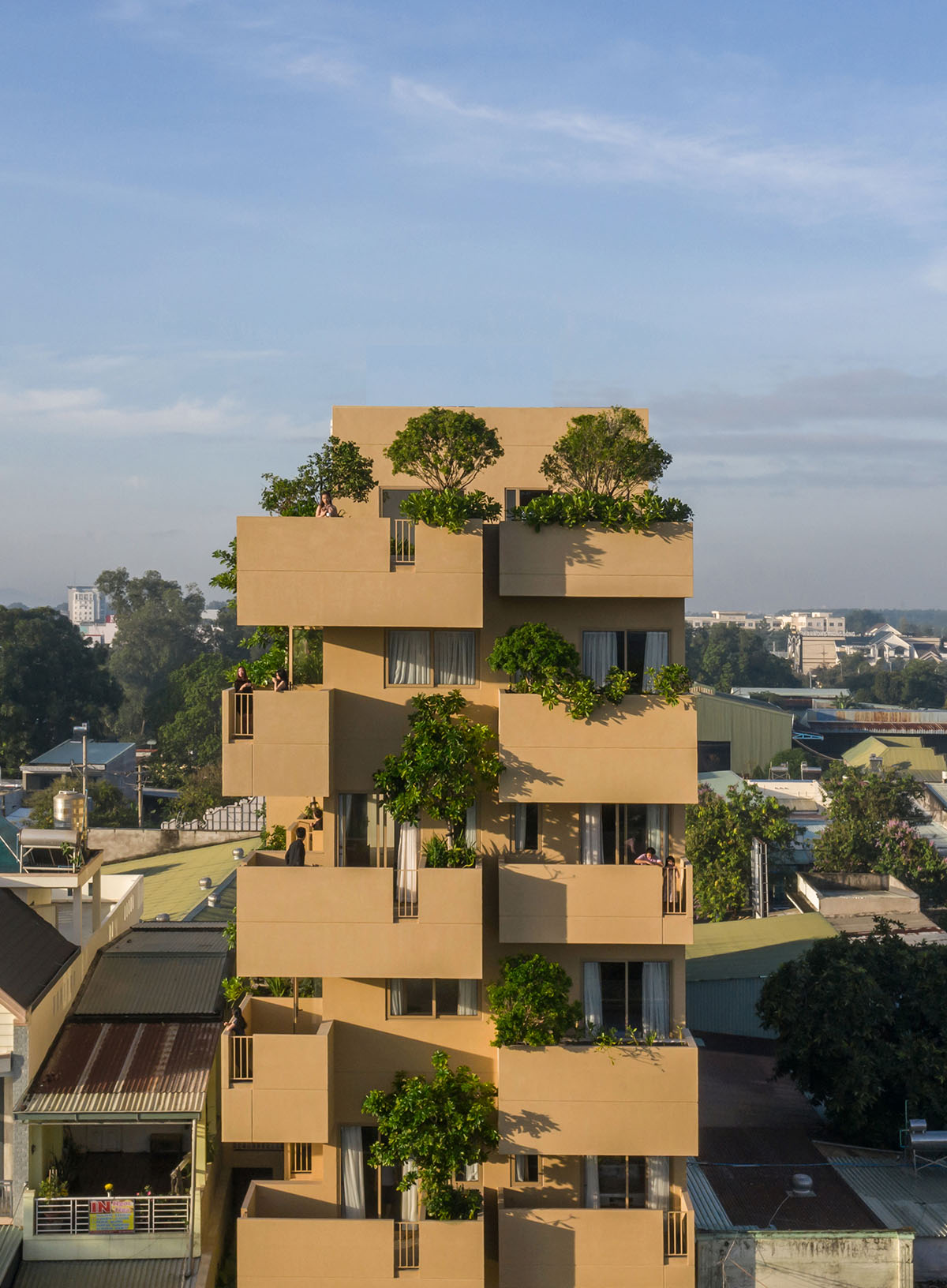 TAA DESIGN built hotel made of 