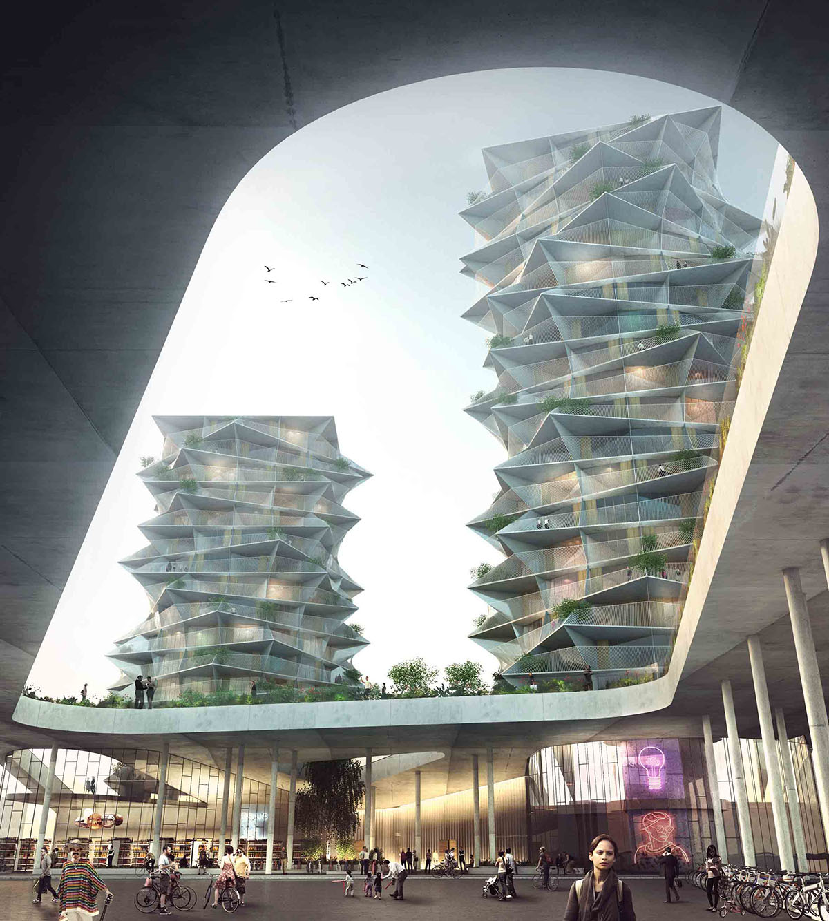 BIG reveals plans for Cactus Towers in Copenhagen