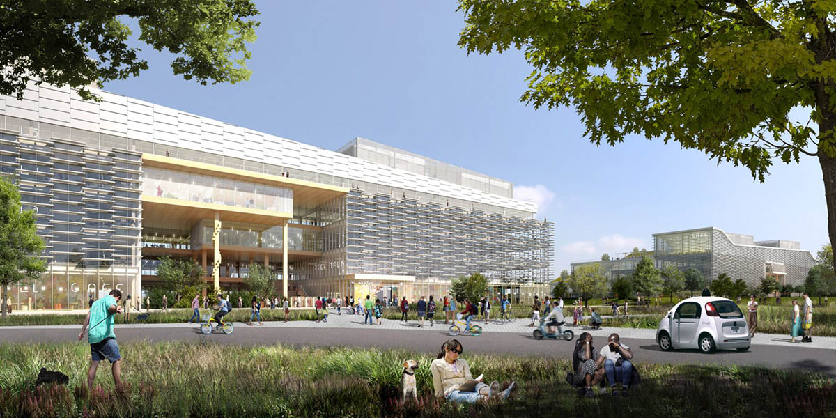 BIG releases plans for Google's second campus with zigzagging form in Sunnyvale