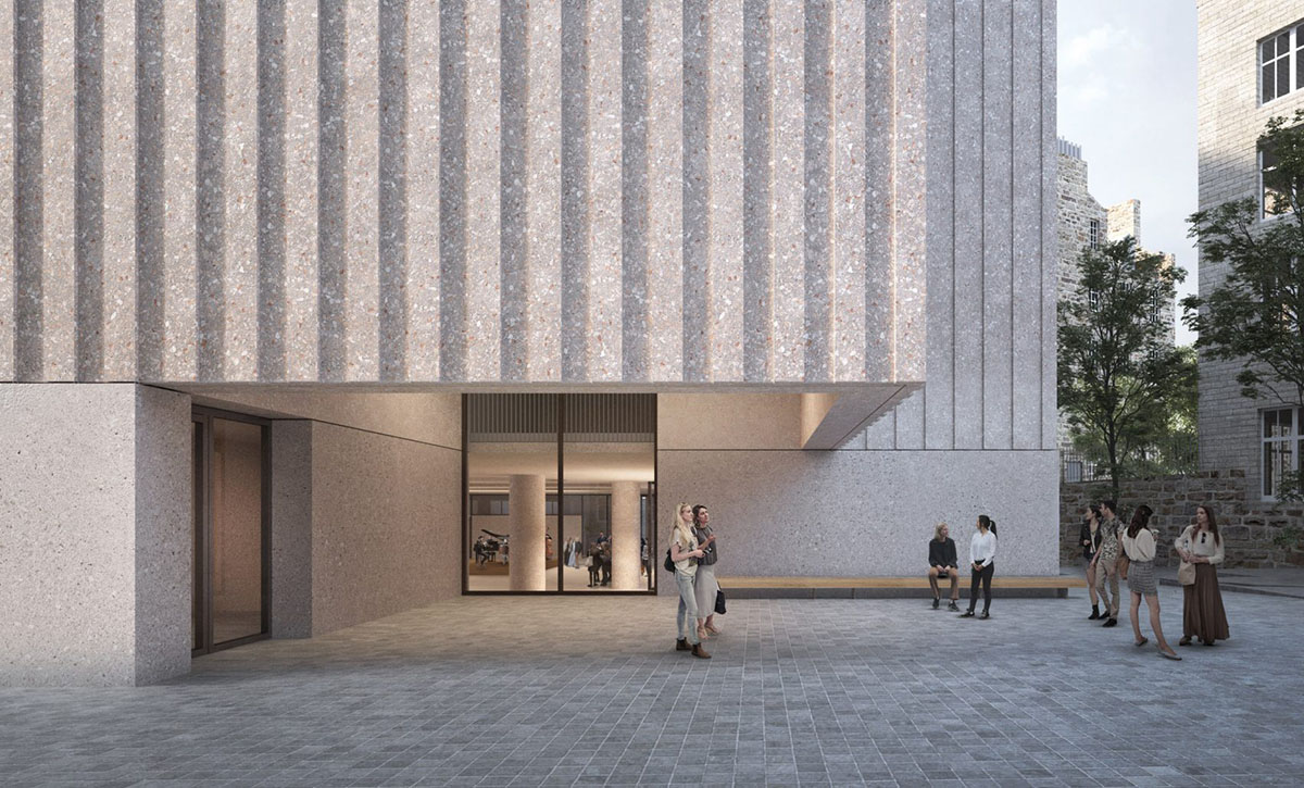 David Chipperfield Architects releases new images for Edingburgh Music Venue