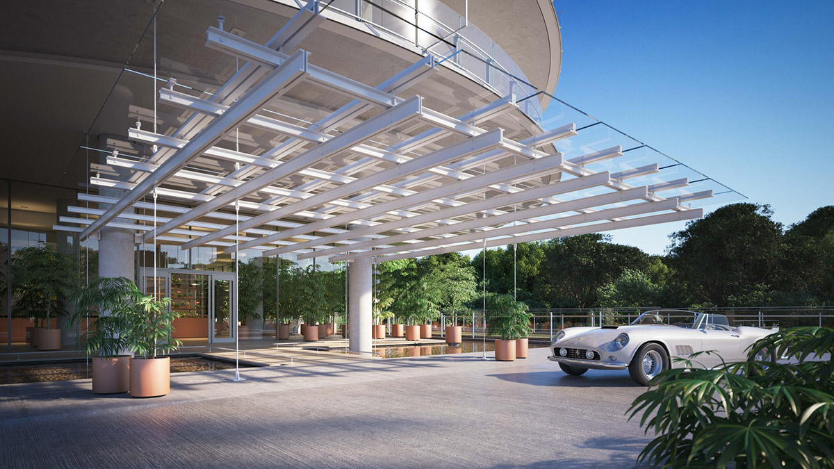 Renzo Piano Building Workshop's first residential project in Miami is almost complete