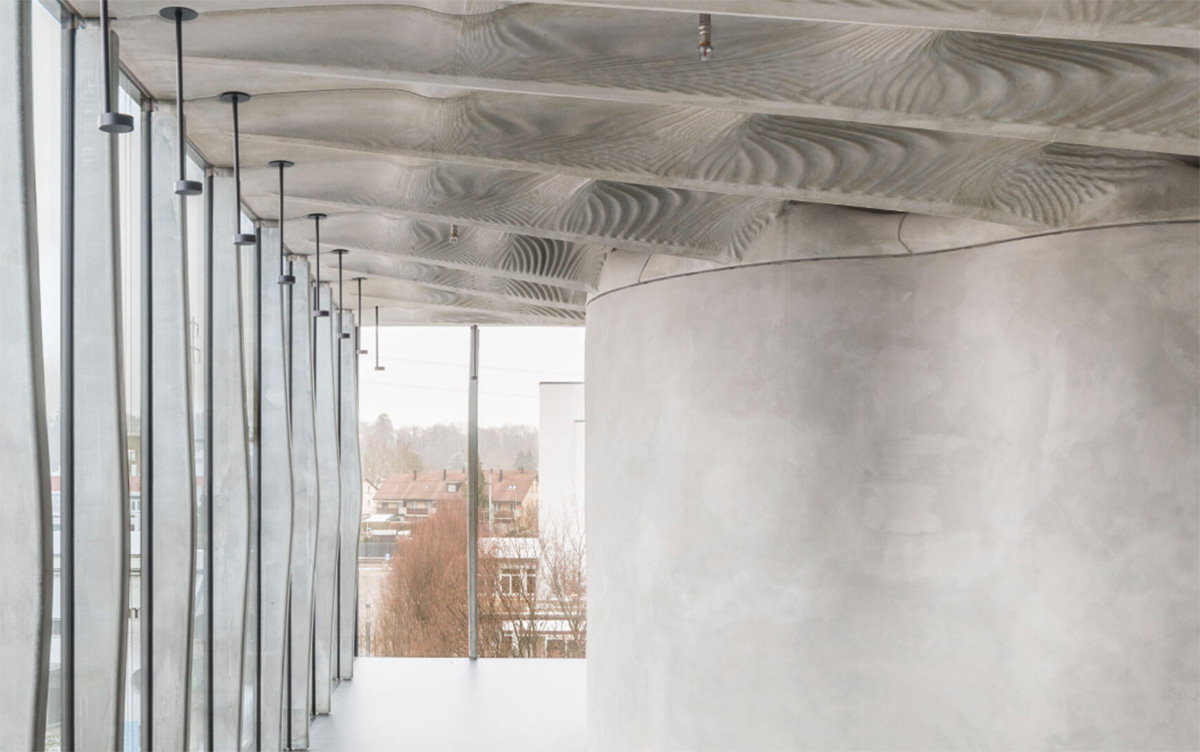 A residential module built from fully waste and recycled materials opened in Switzerland