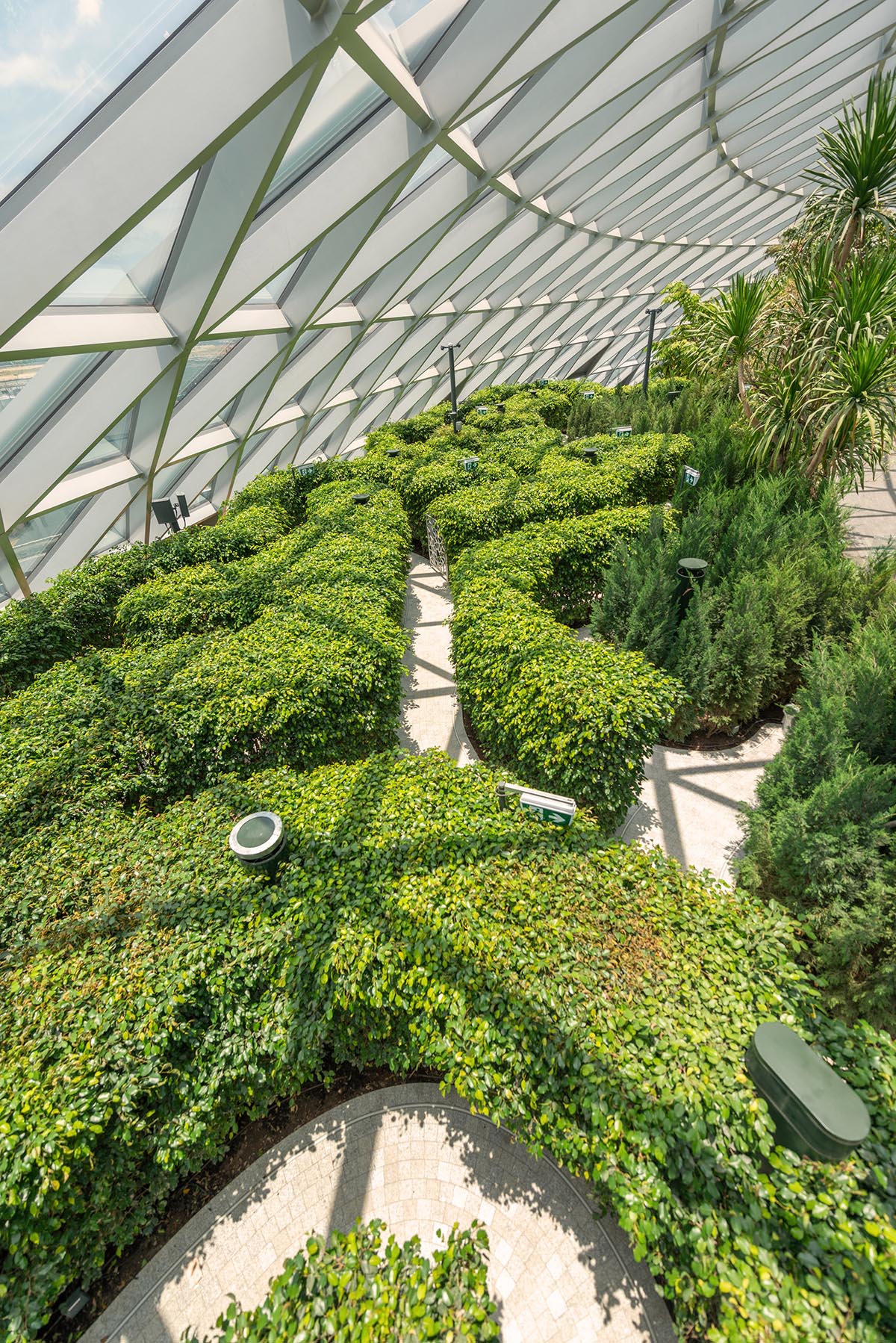 What goes on behind the world's tallest indoor waterfall?