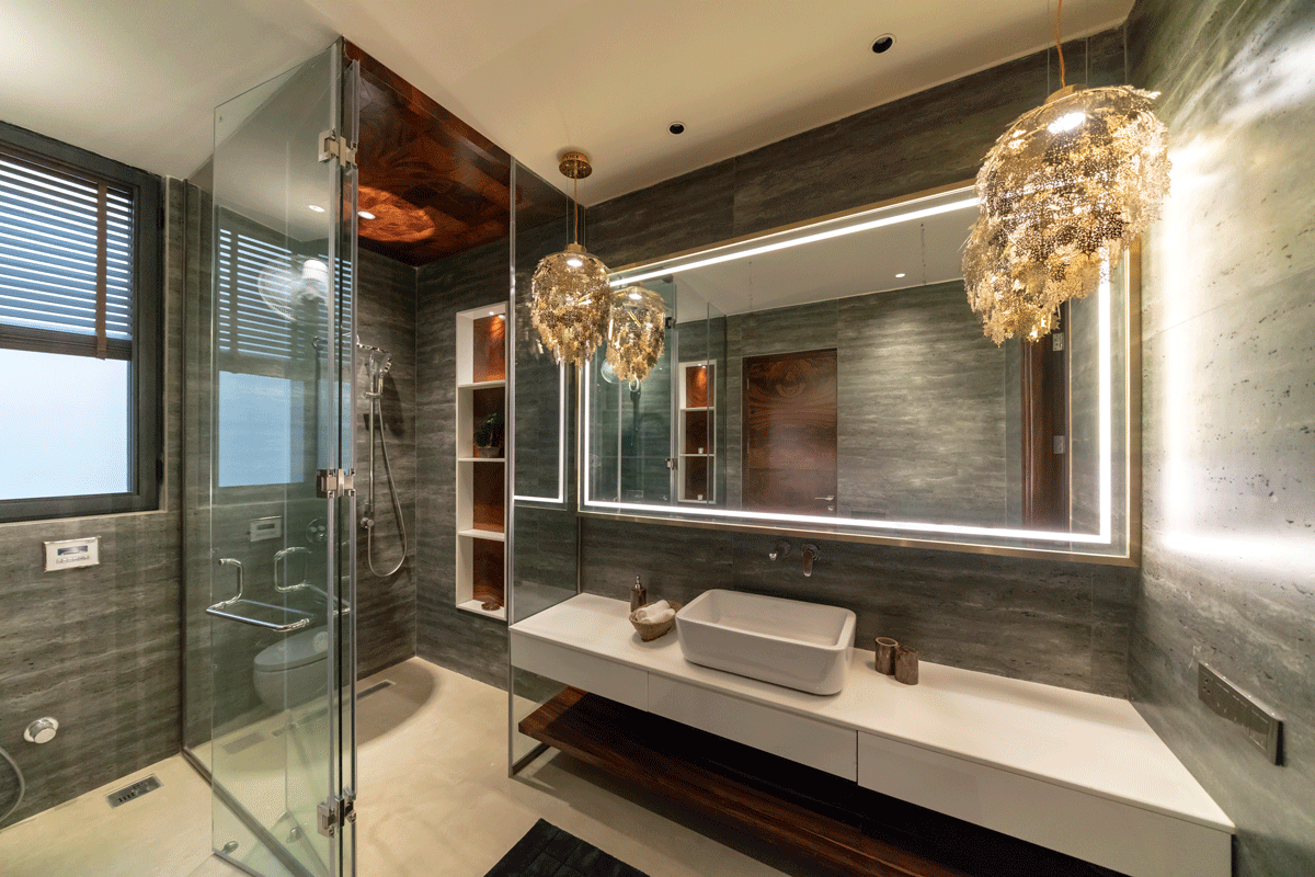 The Waterfall House by Space Race Architects, Jalandhar, India