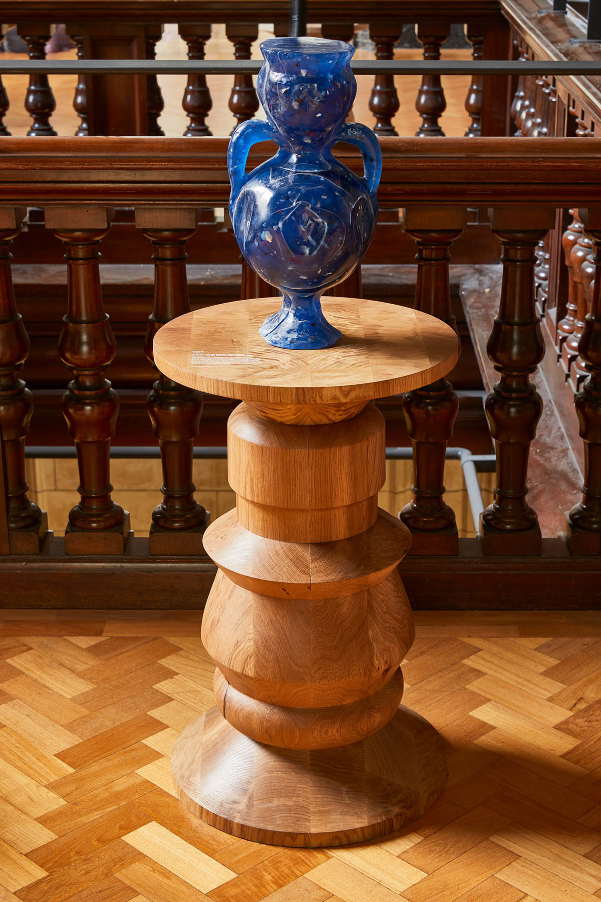 Sam Jacob suspends a cinematic mirrored cube to rethink our plastic waste system at LDF