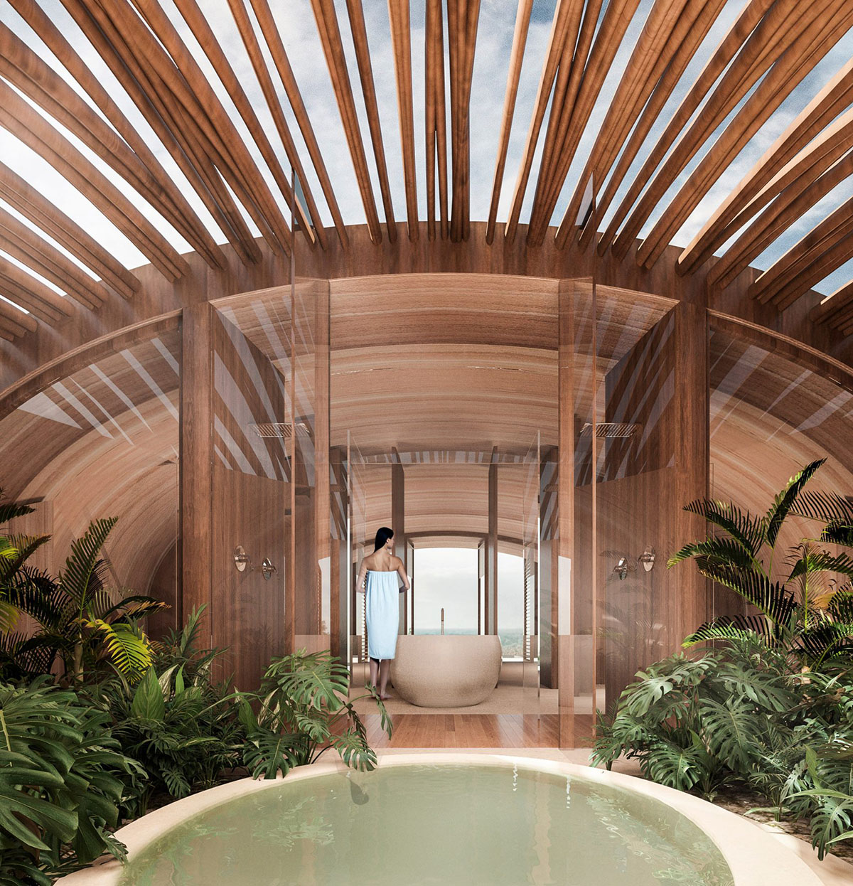 Sordo Madaleno Arquitectos' new resort mimics natural surrounding with its undulated roofs in Mexico