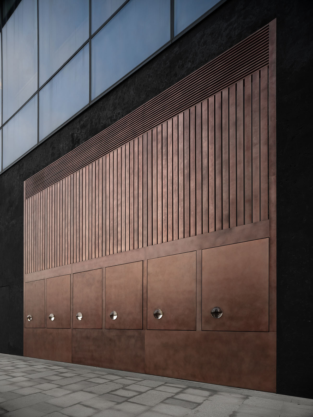 Various Associates built farm-to-table restaurant with dark brown colors in Shenzhen