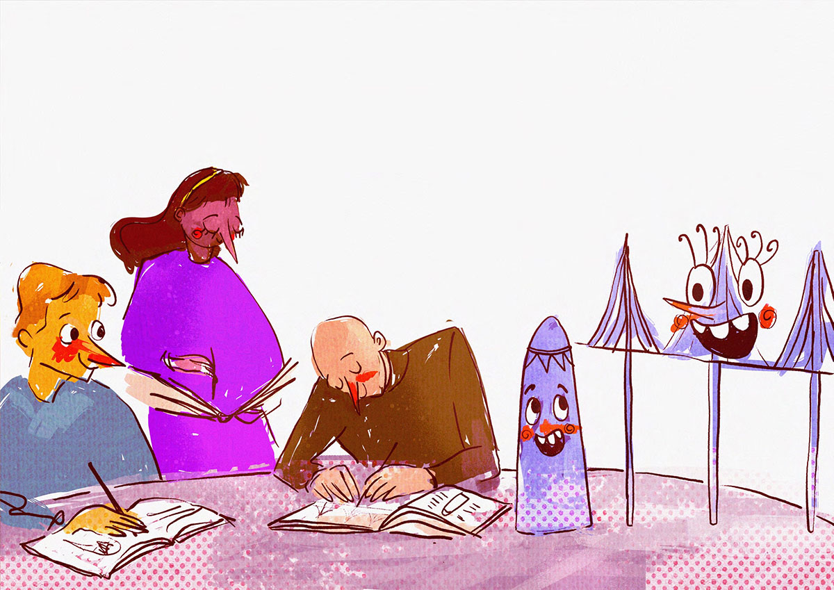 Foster + Partners' new illustrated book offers children a playful journey with flying Gherkin