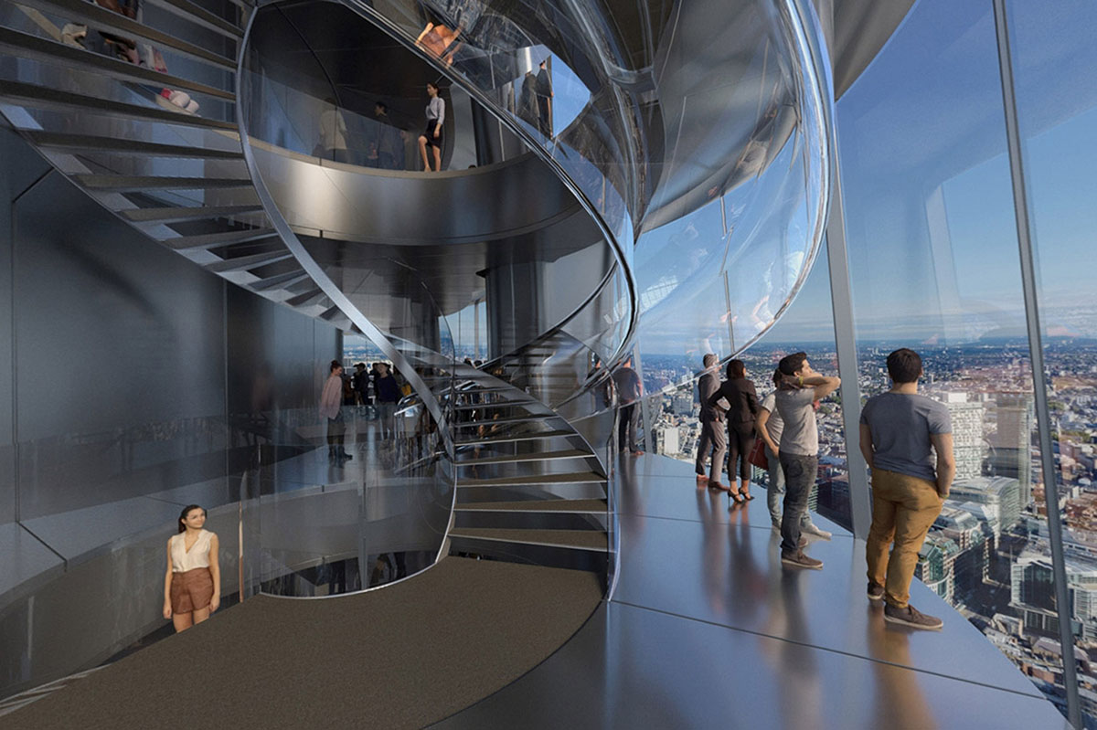 Foster + Partners reveals updated visuals for The Tulip tower in London