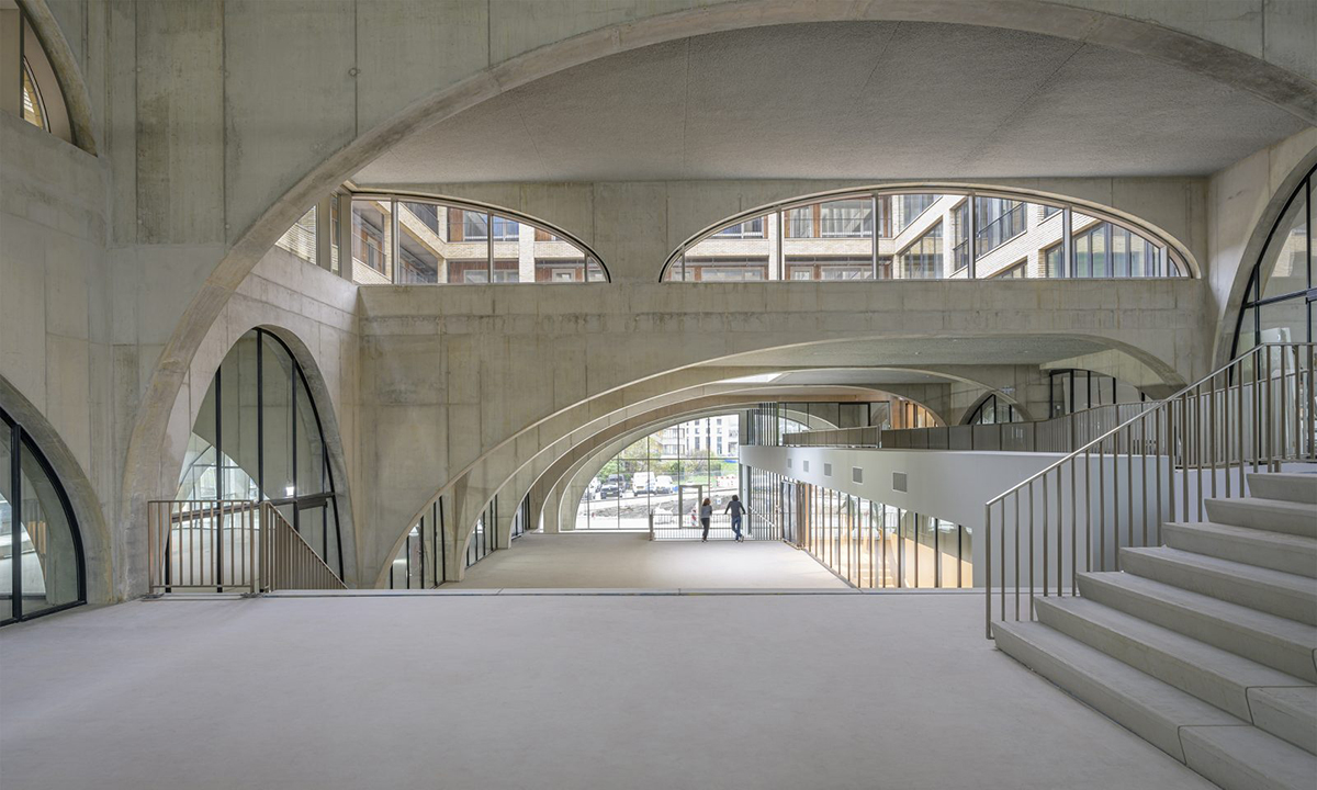 Studioninedots designs sculptural and social building in Amsterdam