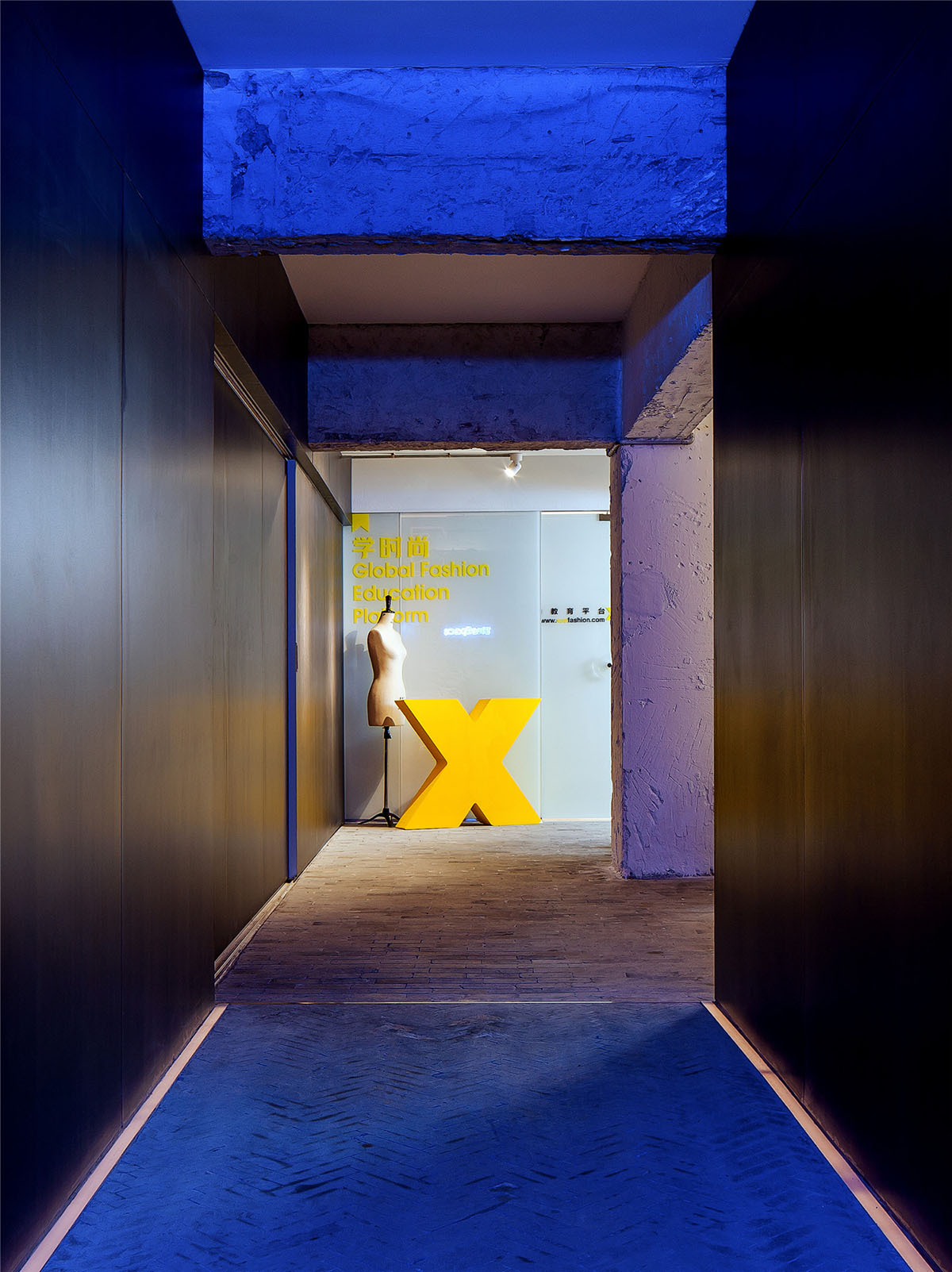 Bloom Design converts an old flat into heart of fashion and design for Blue Space Office