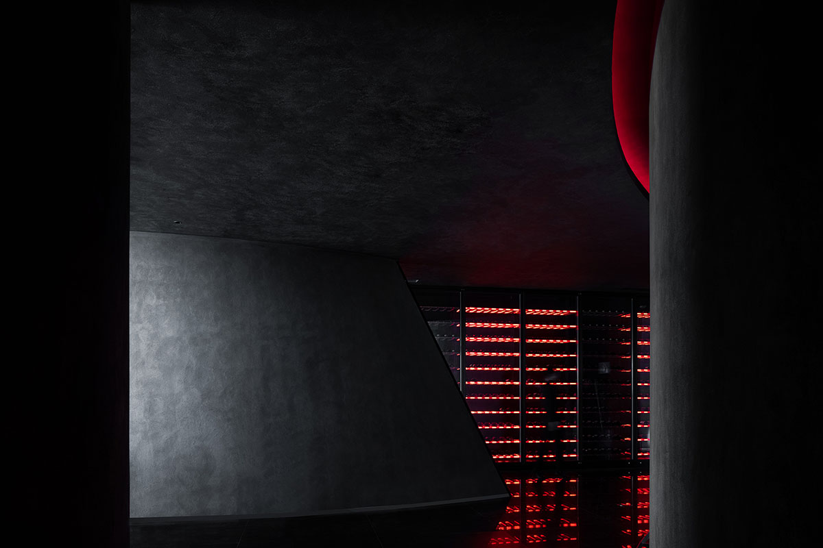 AD ARCHITECTURE designs restaurant in Beijing with black interiors creating a sense of mystery
