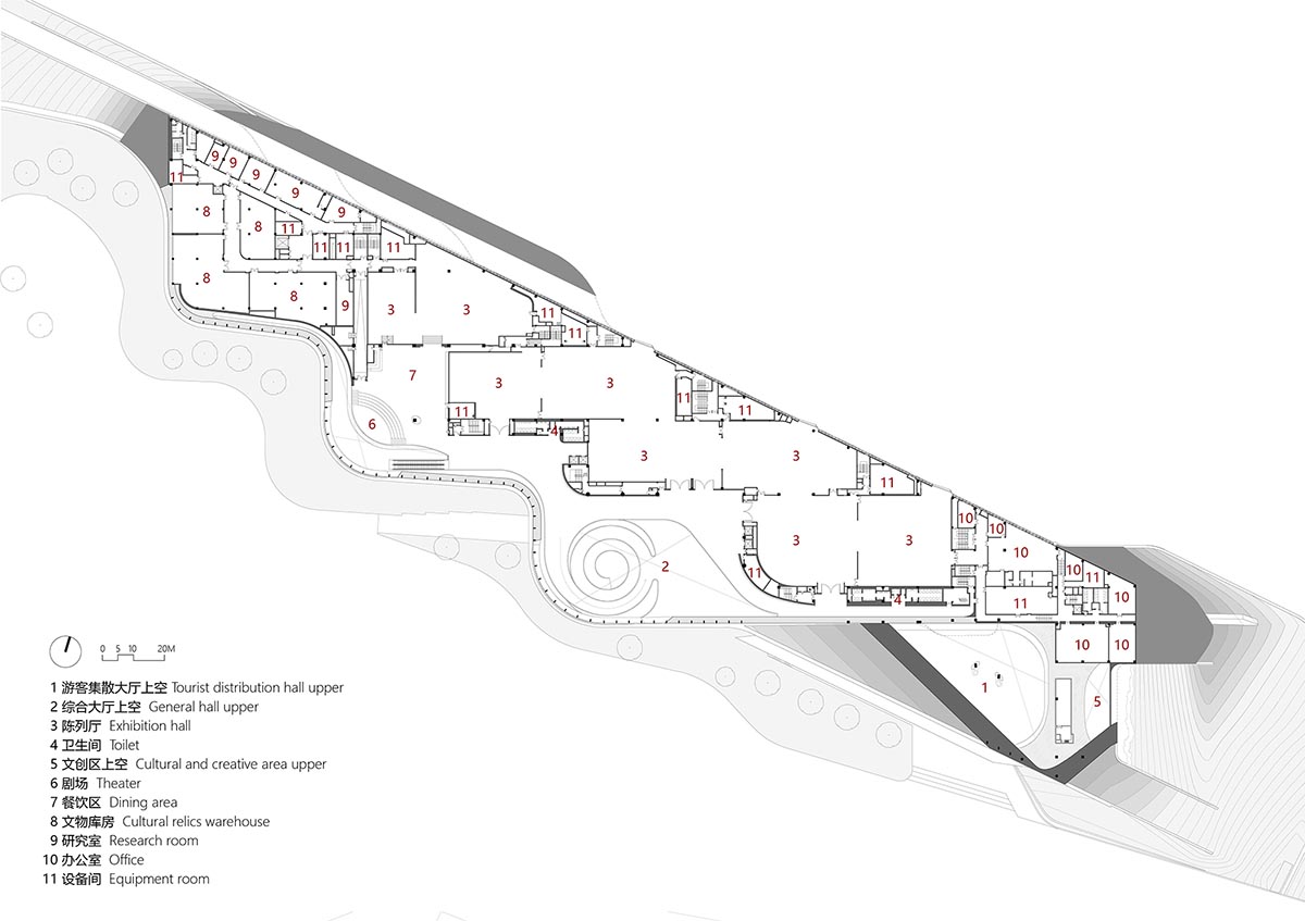 Mound-shaped museum by CSWADI rises from the earth like