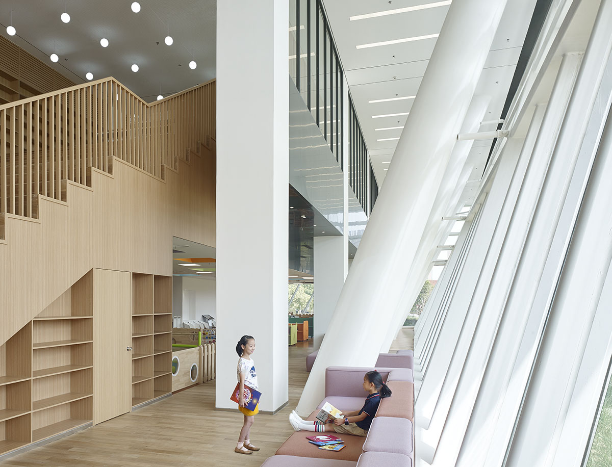 gmp releases first images of Suzhou No.2 Library featuring first intelligent storage system in China