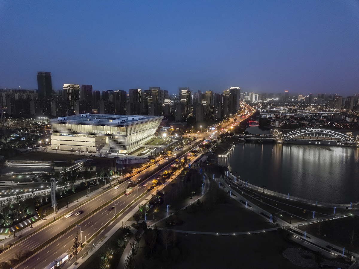 gmp releases first images of Suzhou No.2 Library featuring first intelligent storage system in China