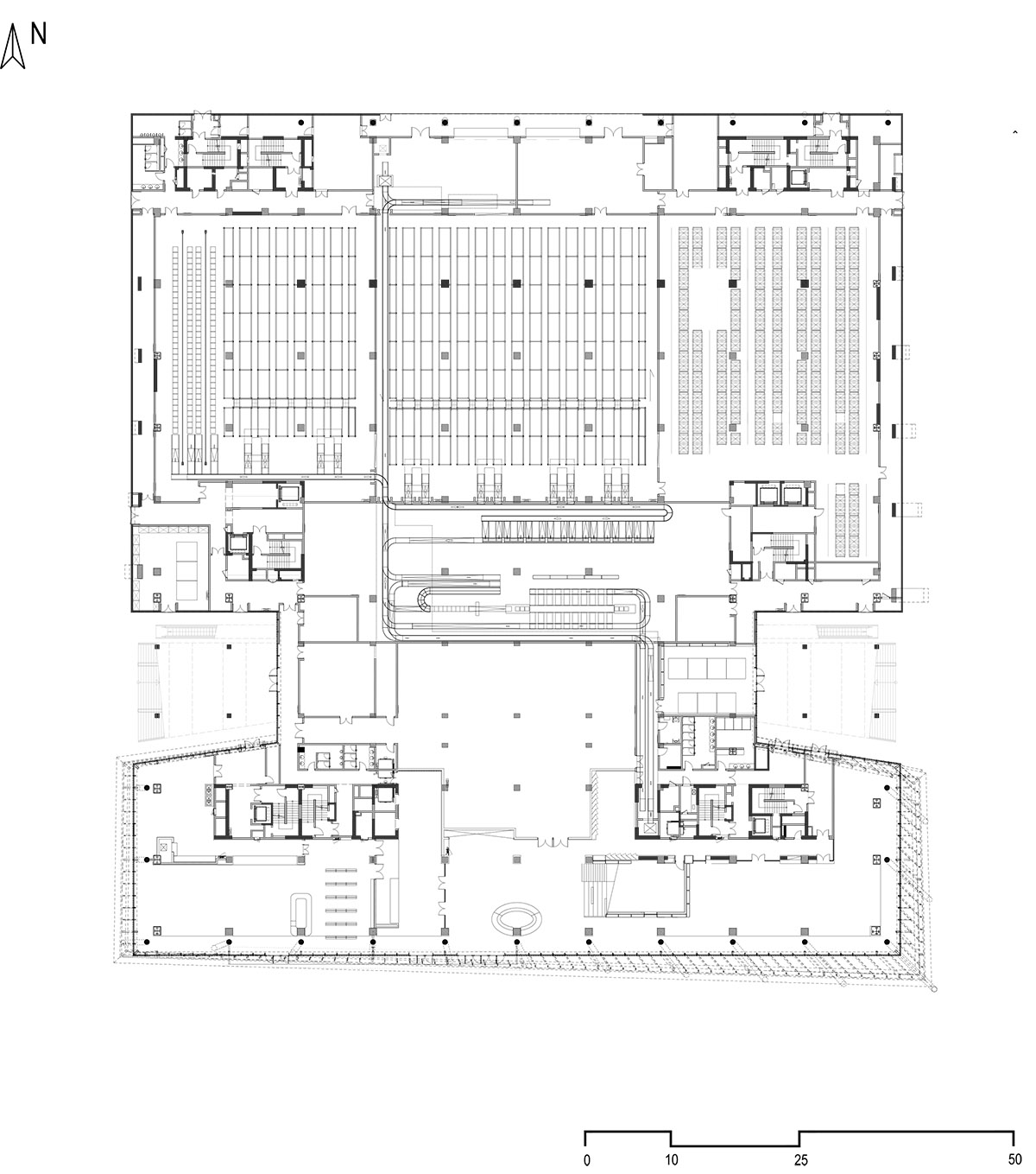 gmp releases first images of Suzhou No.2 Library featuring first intelligent storage system in China