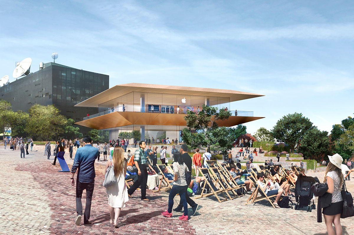 Foster + Partners Revises Plans for Apple’s Melbourne Store After