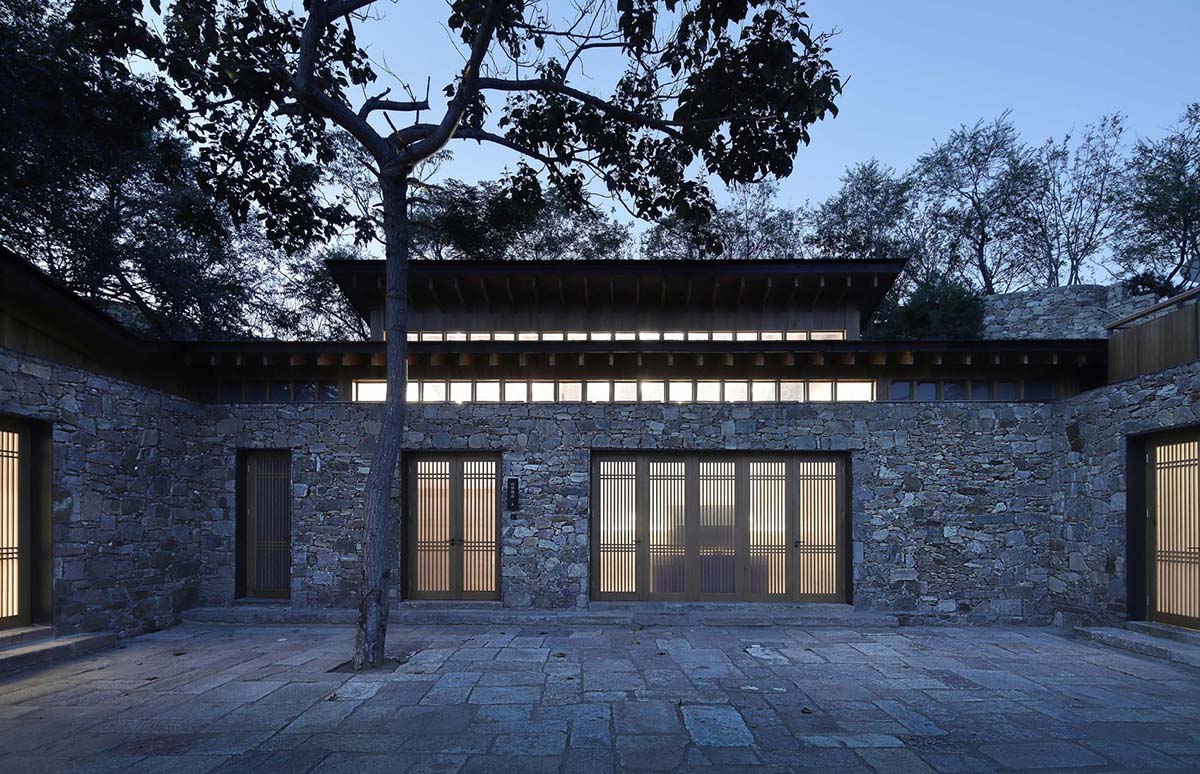 gad · line+ studio renovates old rubble houses and surrounding with light steel structures in China